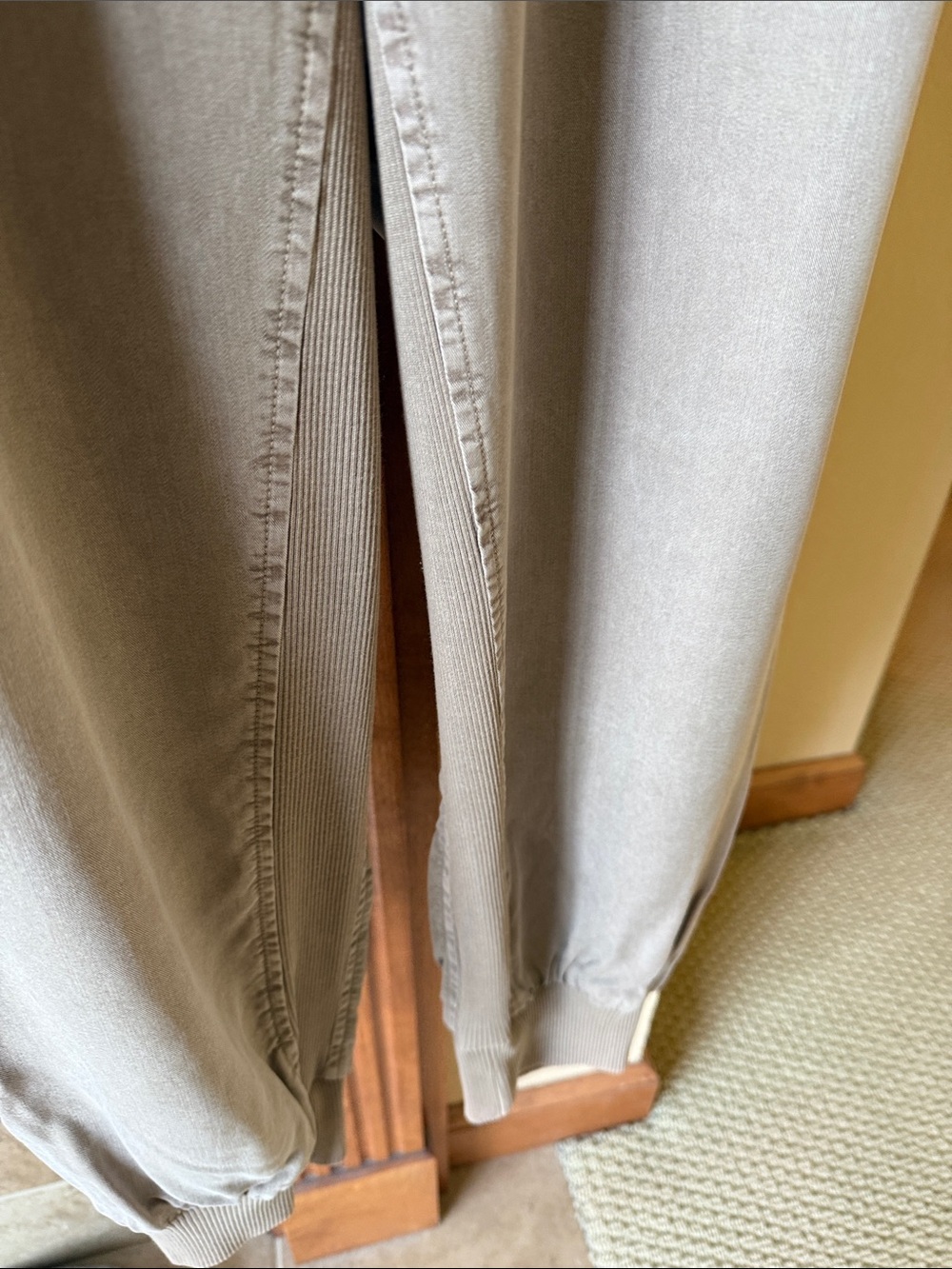 aerie Taupe Drawstring Joggers - Picture 4 of 6